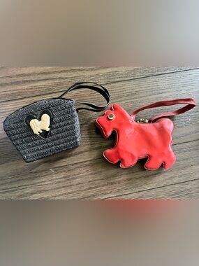 Mid-Century Dog Themed Purses Antique Toys Lot Of 2 Purses Vintage Retro Plastic